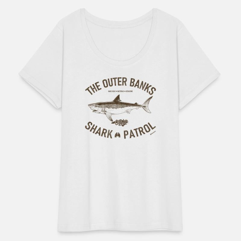 Outer Banks Shark Patrol OBX Vintage Dark Brown