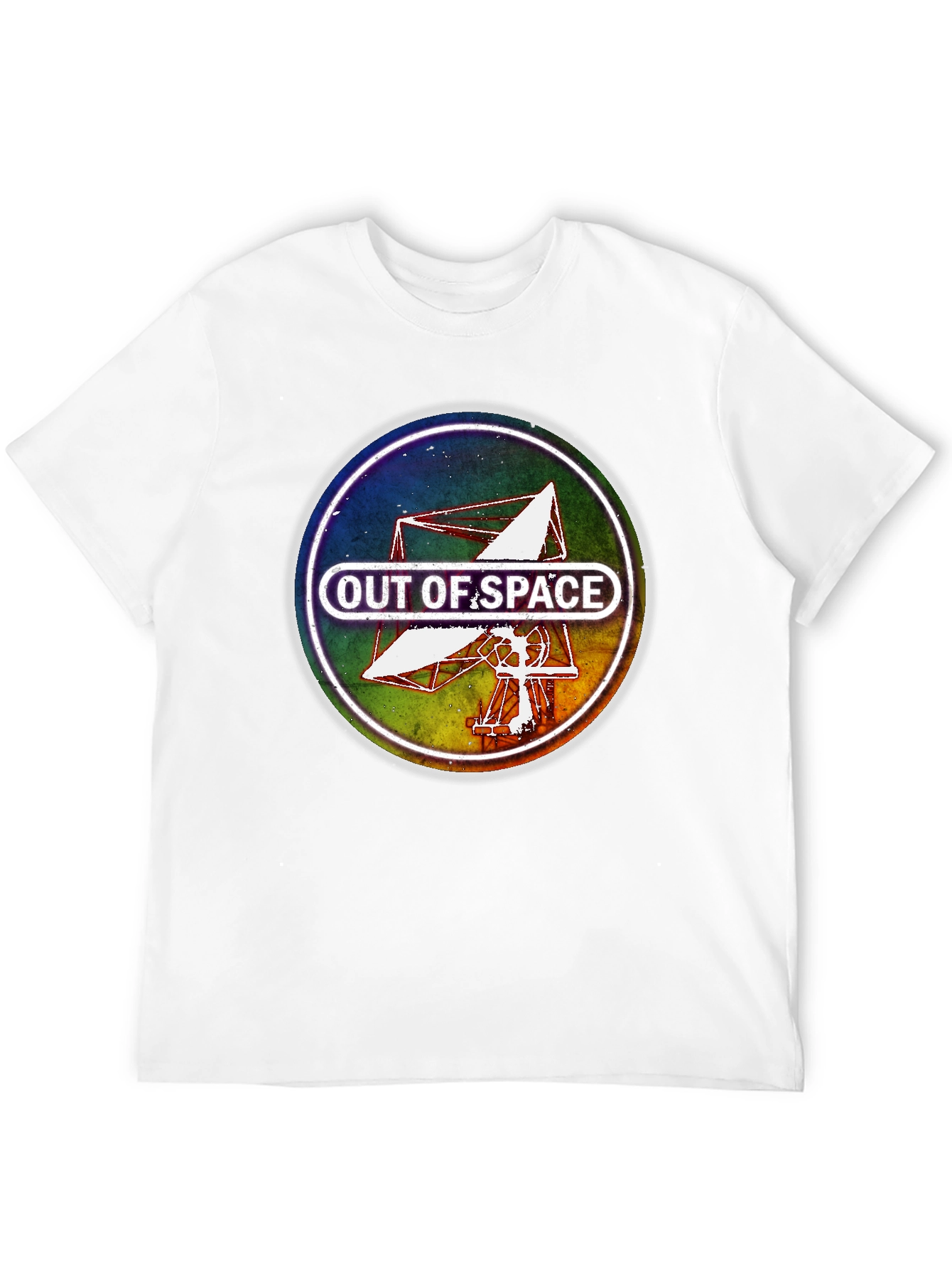 Out of Space Graphic Tee - Black Cotton Blend