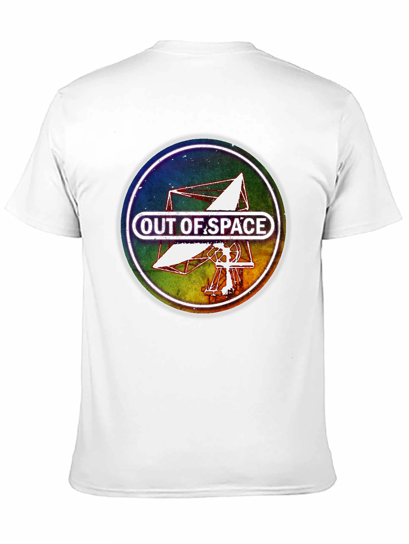 Out of Space Graphic Tee - Black Cotton Blend