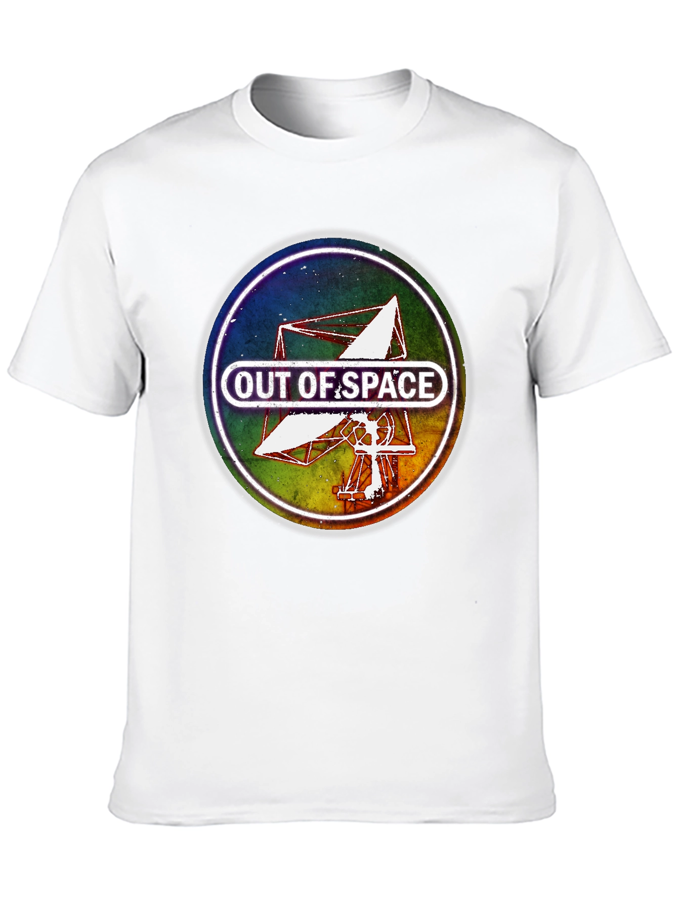 Out of Space Graphic Tee - Black Cotton Blend