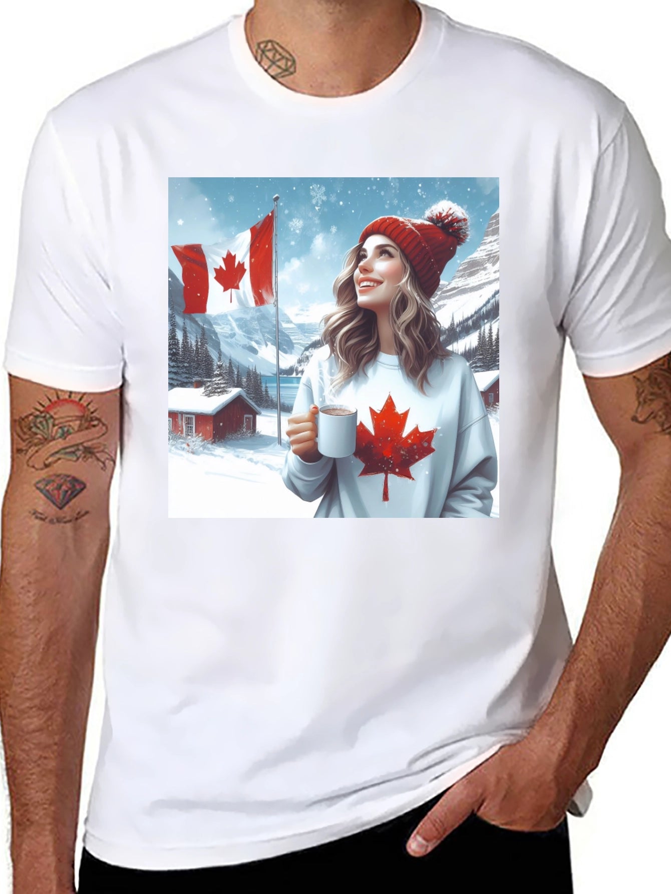Cozy Canadian Winter T-Shirt