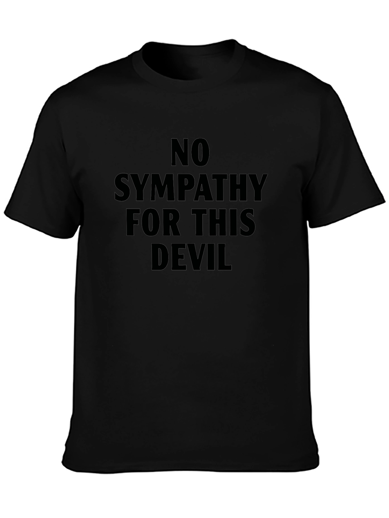 No Sympathy Devil Graphic Tee - Black