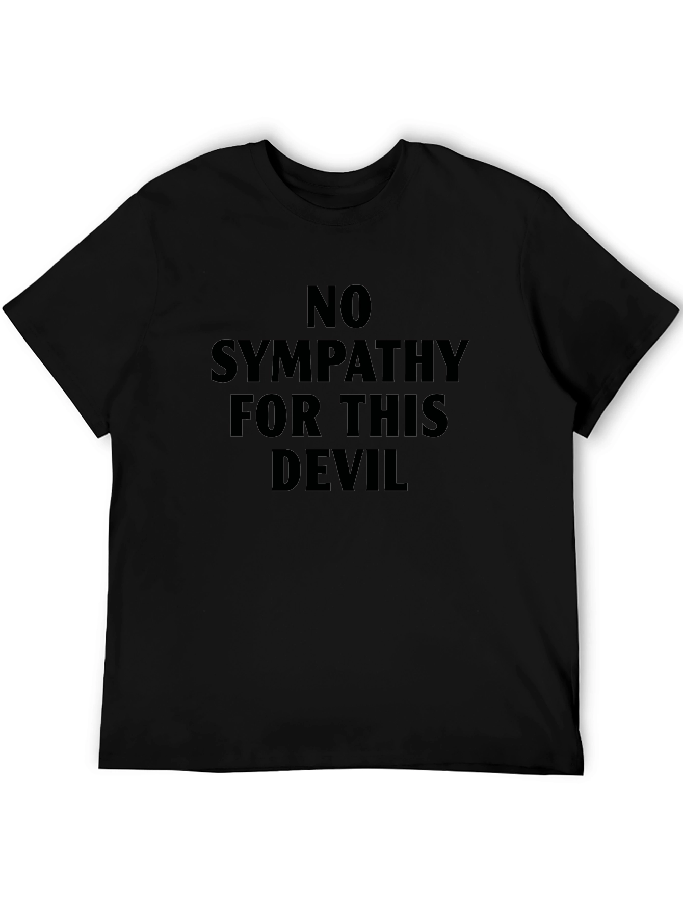 No Sympathy Devil Graphic Tee - Black