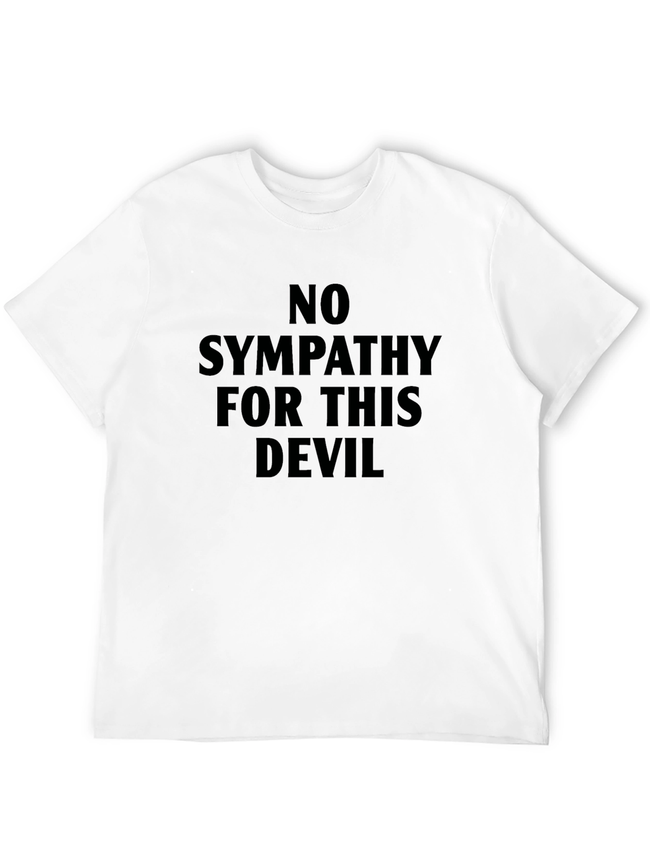 No Sympathy Devil Graphic Tee - Black