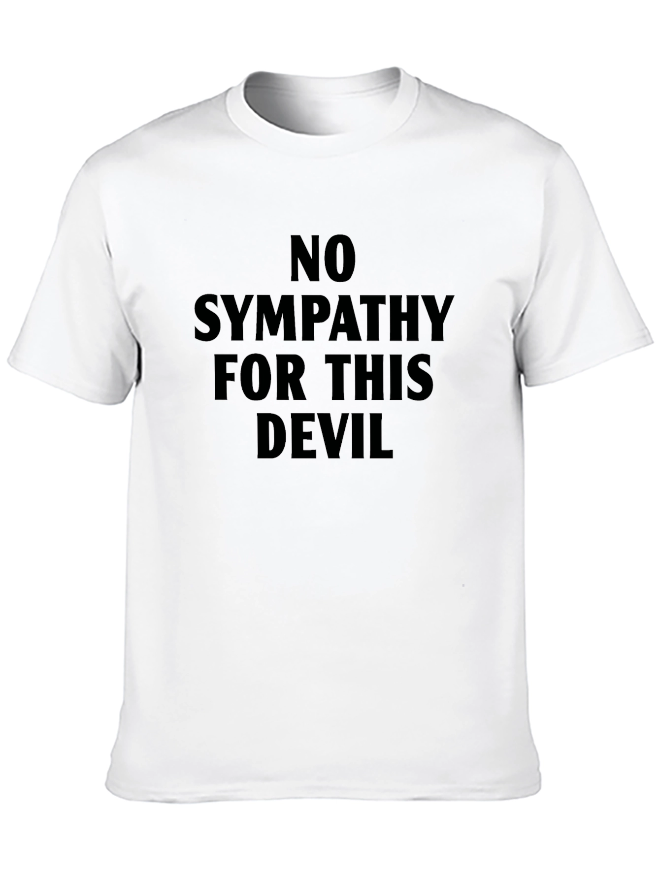 No Sympathy Devil Graphic Tee - Black