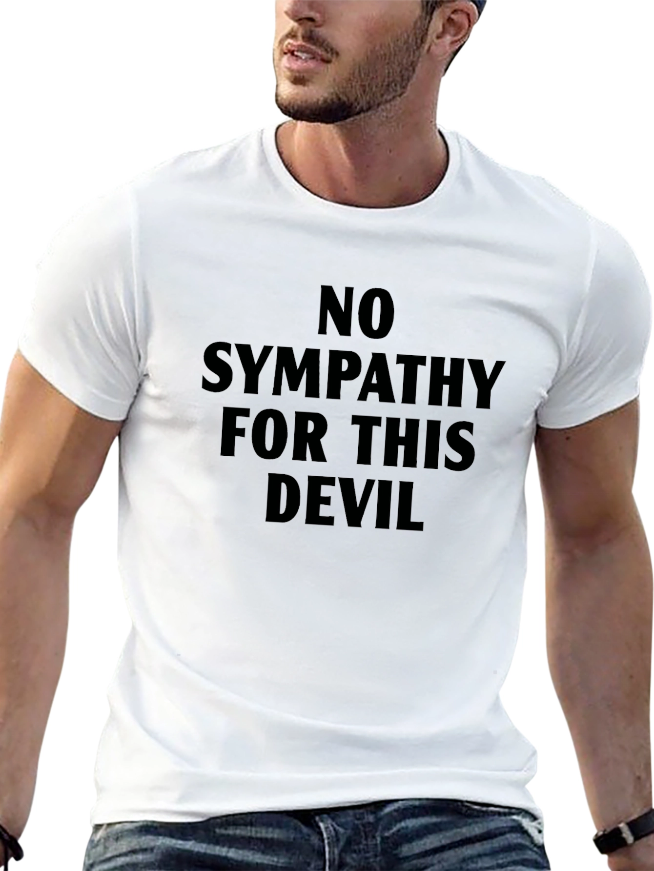 No Sympathy Devil Graphic Tee - Black