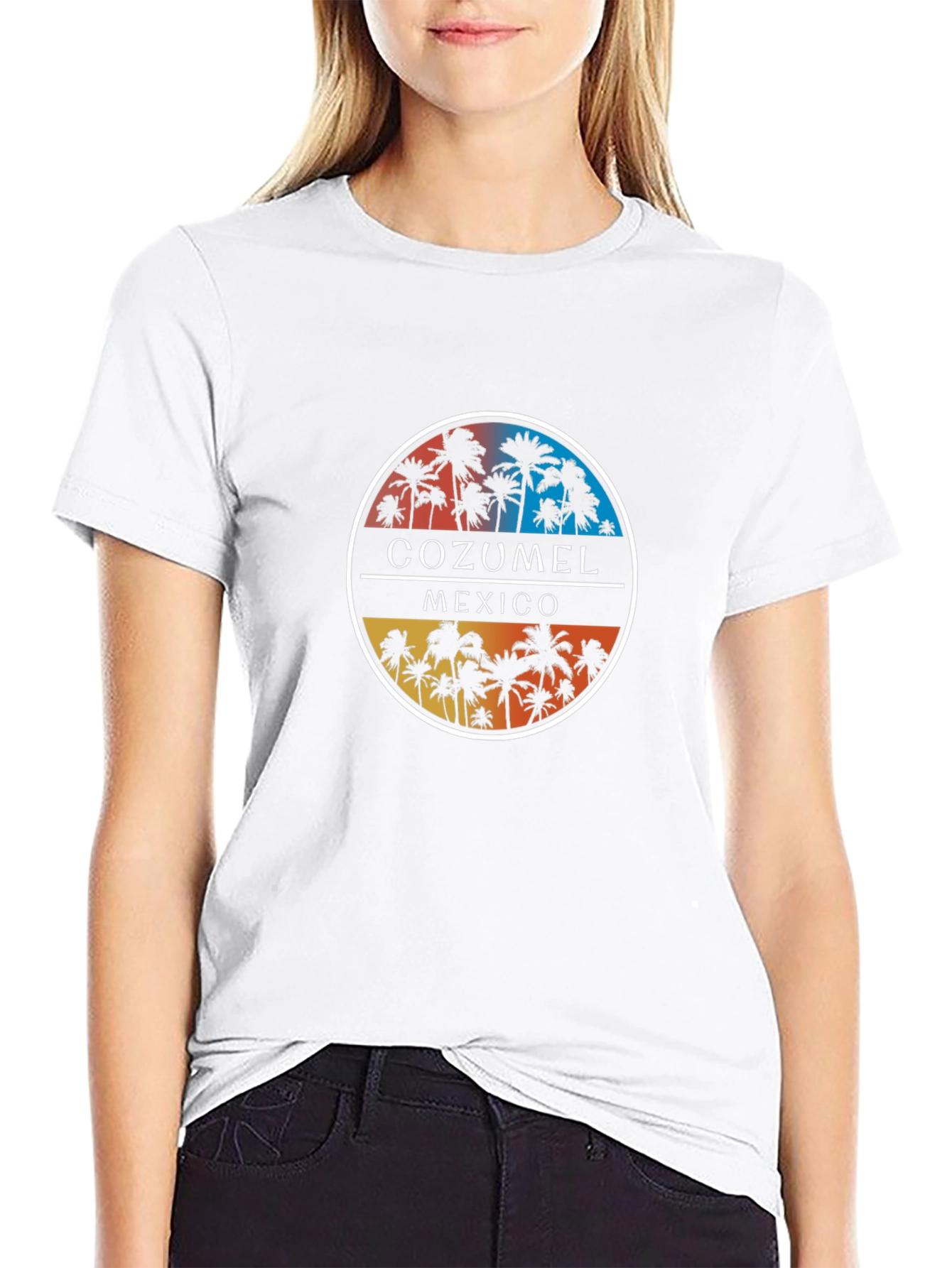 Cozumel Mexico Palm Tree T-Shirt