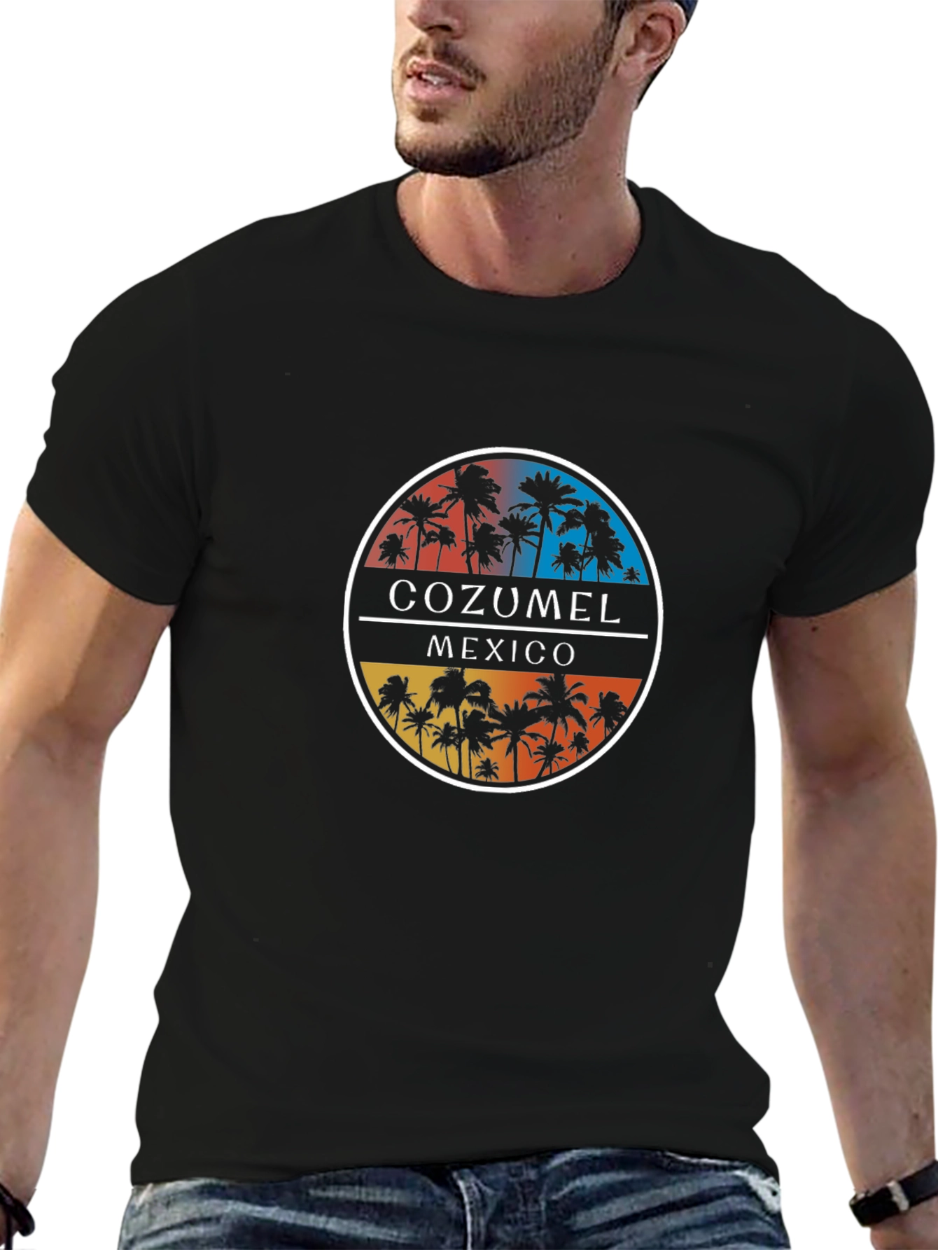Cozumel Mexico Palm Tree T-Shirt