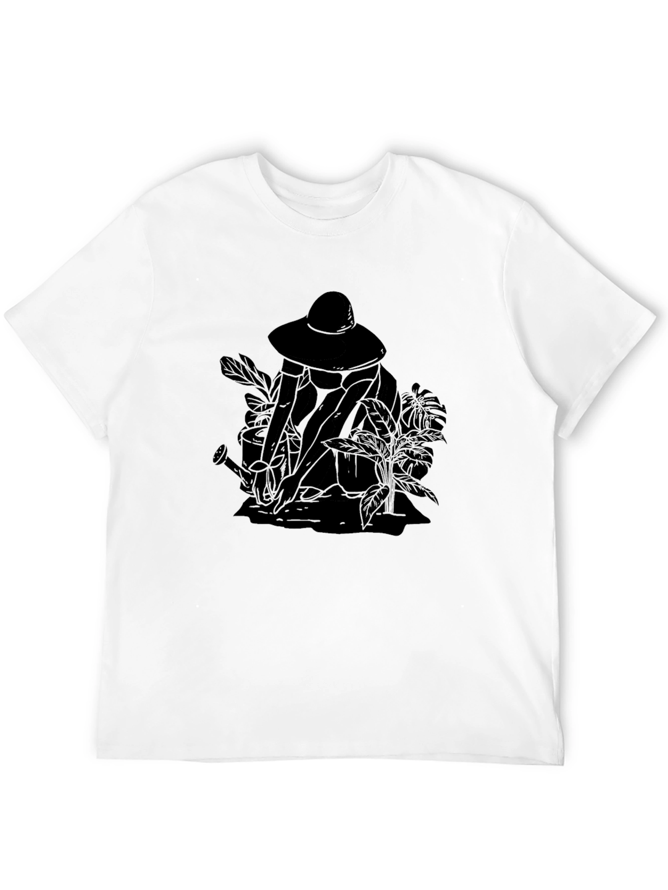 Gardener Graphic Tee - Unisex Black Cotton T-Shirt
