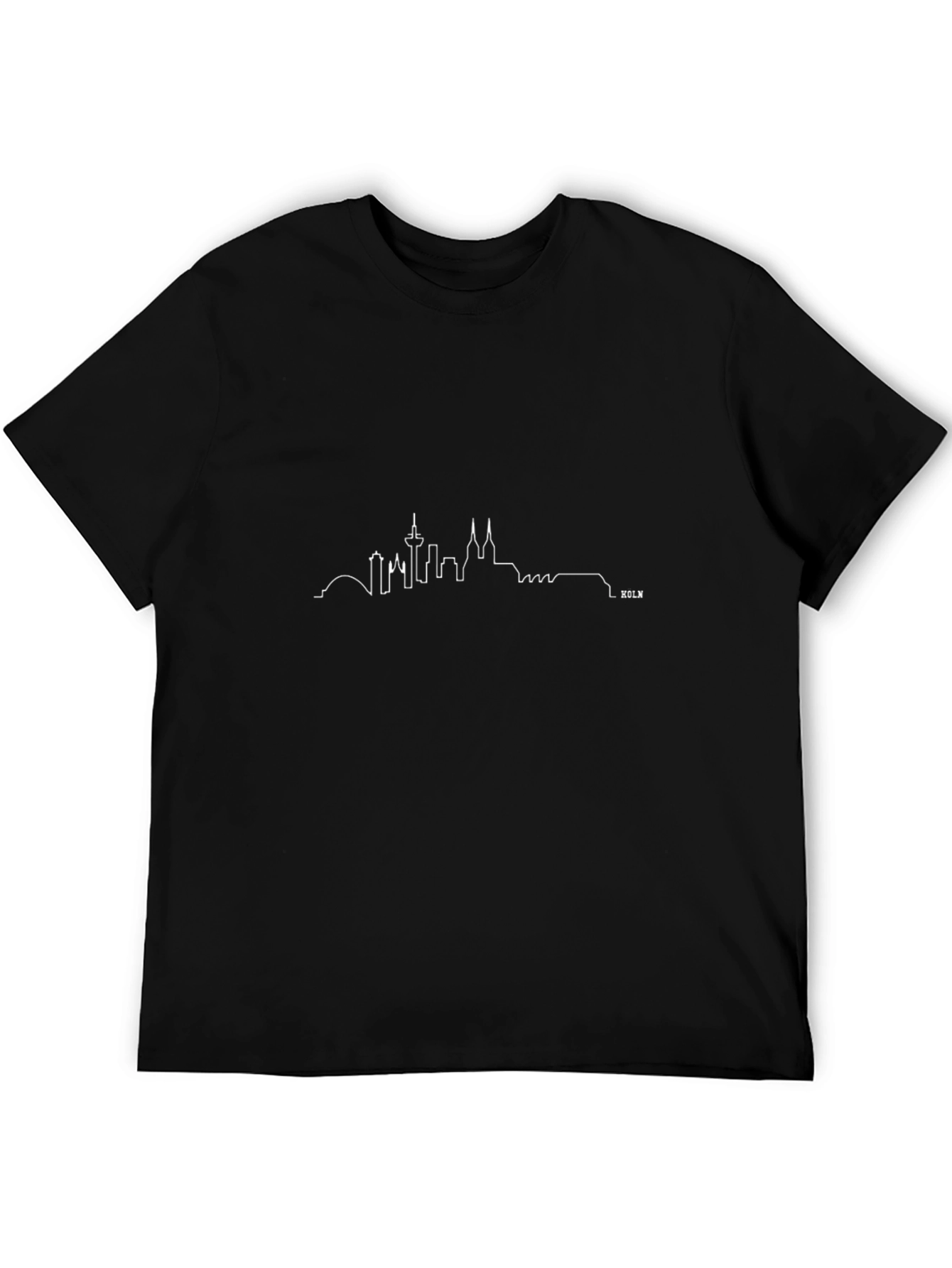 Cologne Skyline Graphic Tee - Black