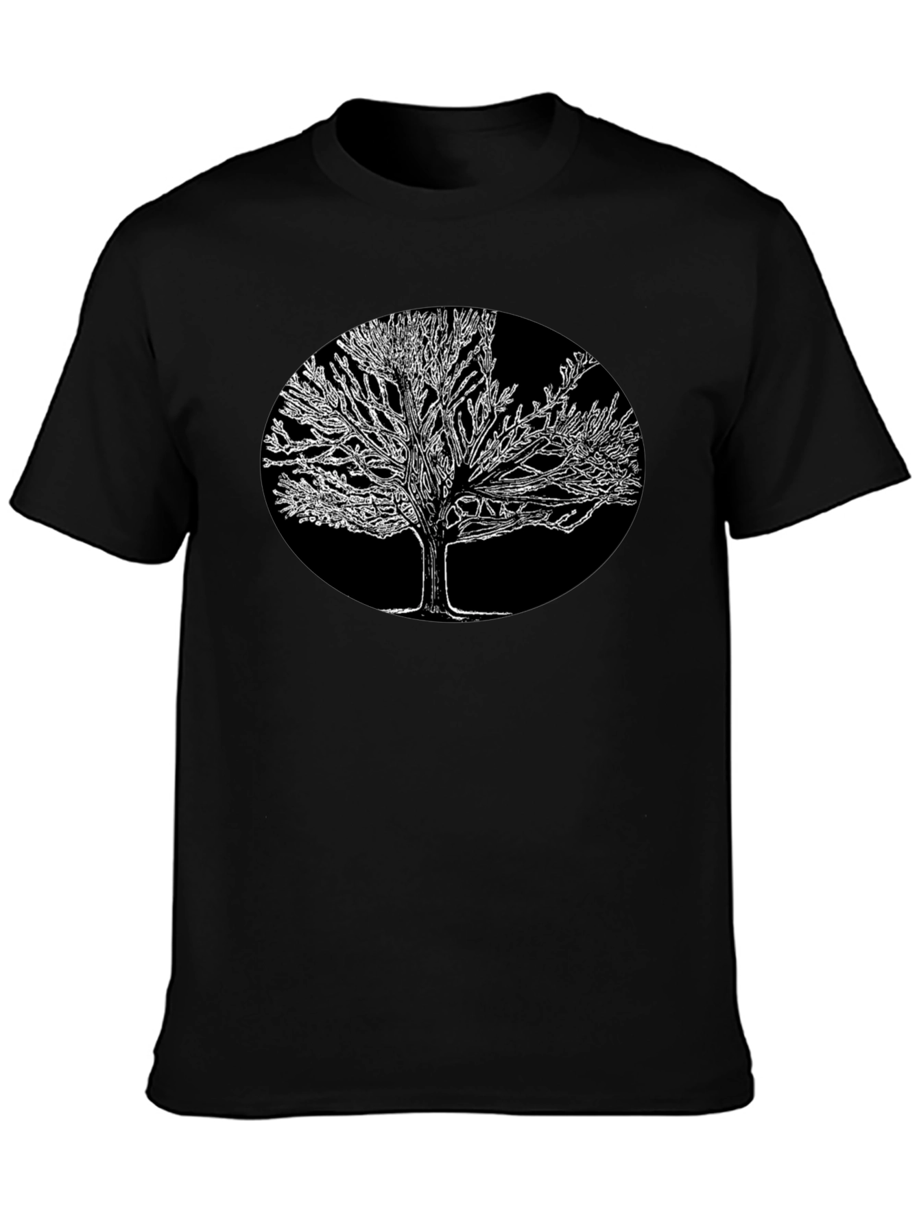 Tree Graphic Black T-Shirt