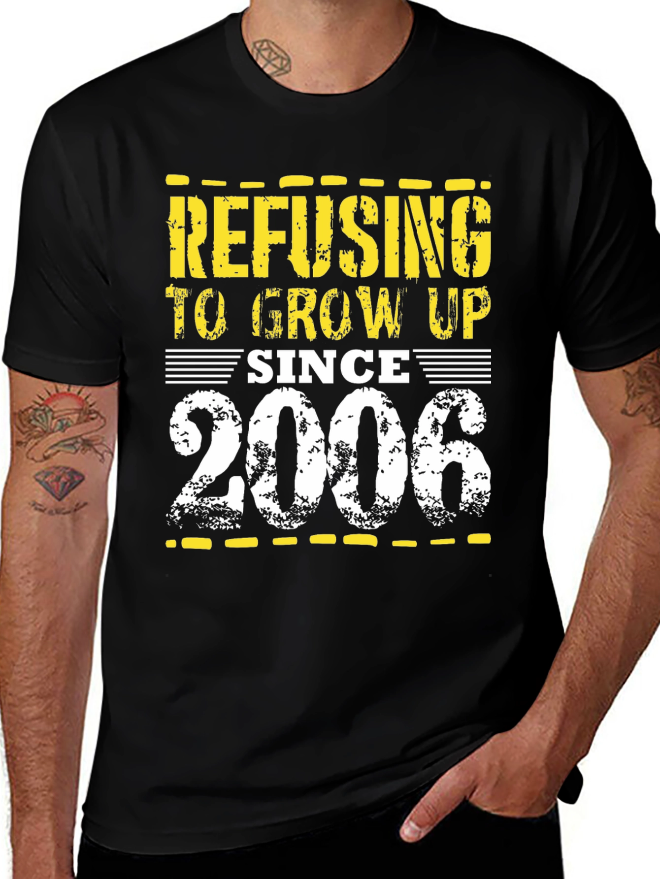 Refusing to Grow Up Since 2006 T-Shirt