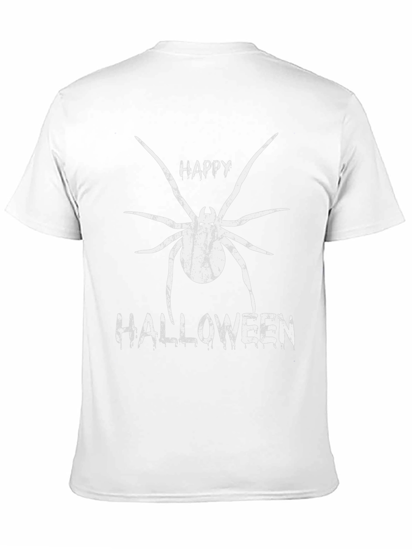 Happy Halloween Spider Graphic T-Shirt