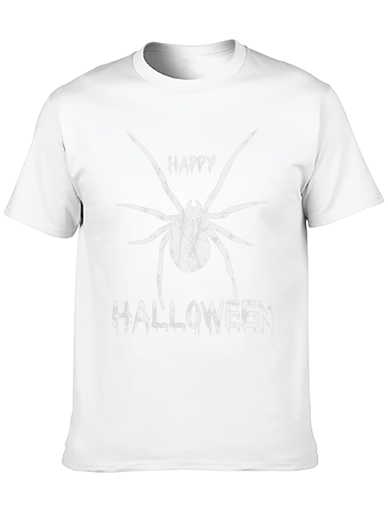 Happy Halloween Spider Graphic T-Shirt