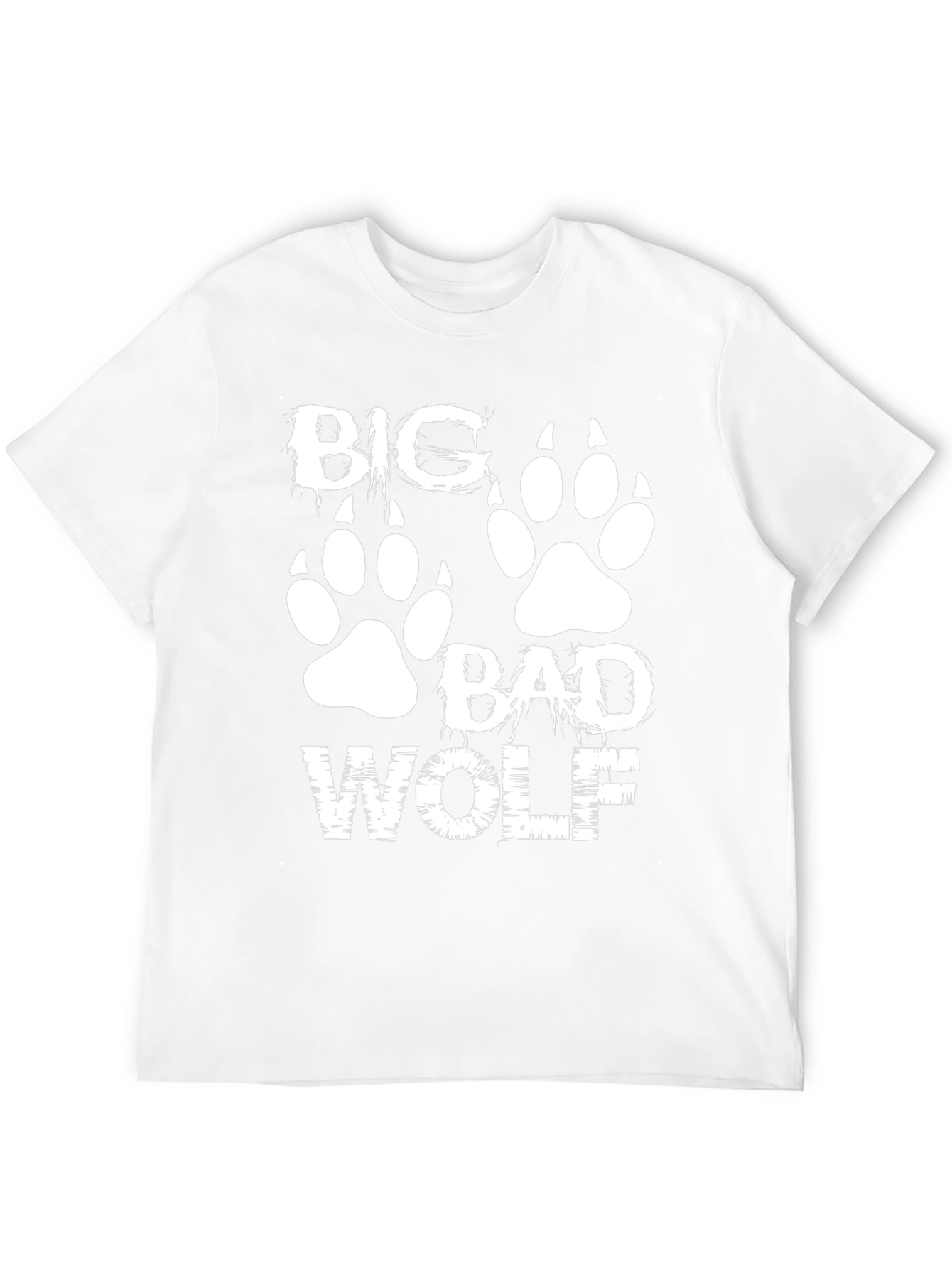 Big Bad Wolf Graphic Tee - Black Cotton