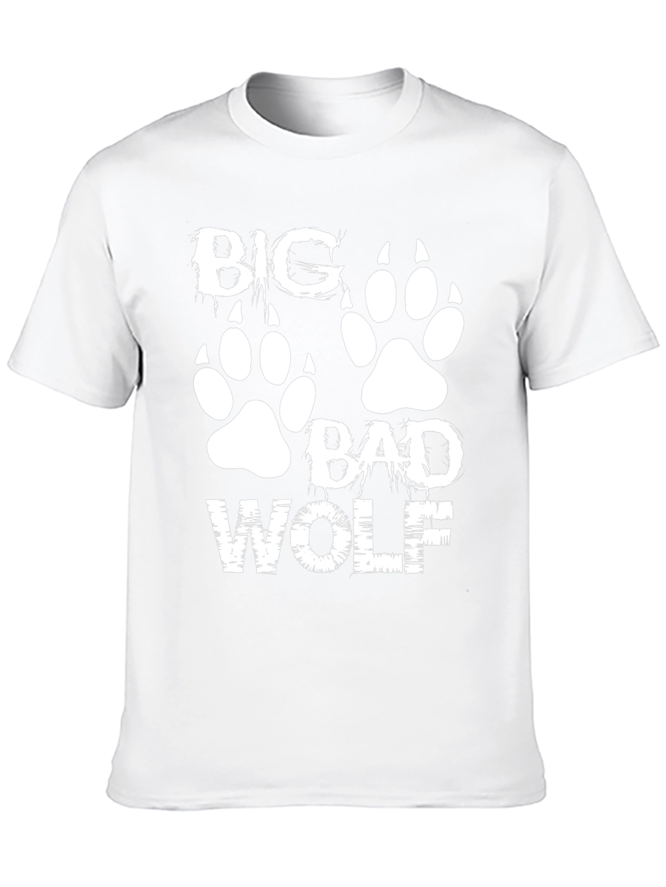 Big Bad Wolf Graphic Tee - Black Cotton