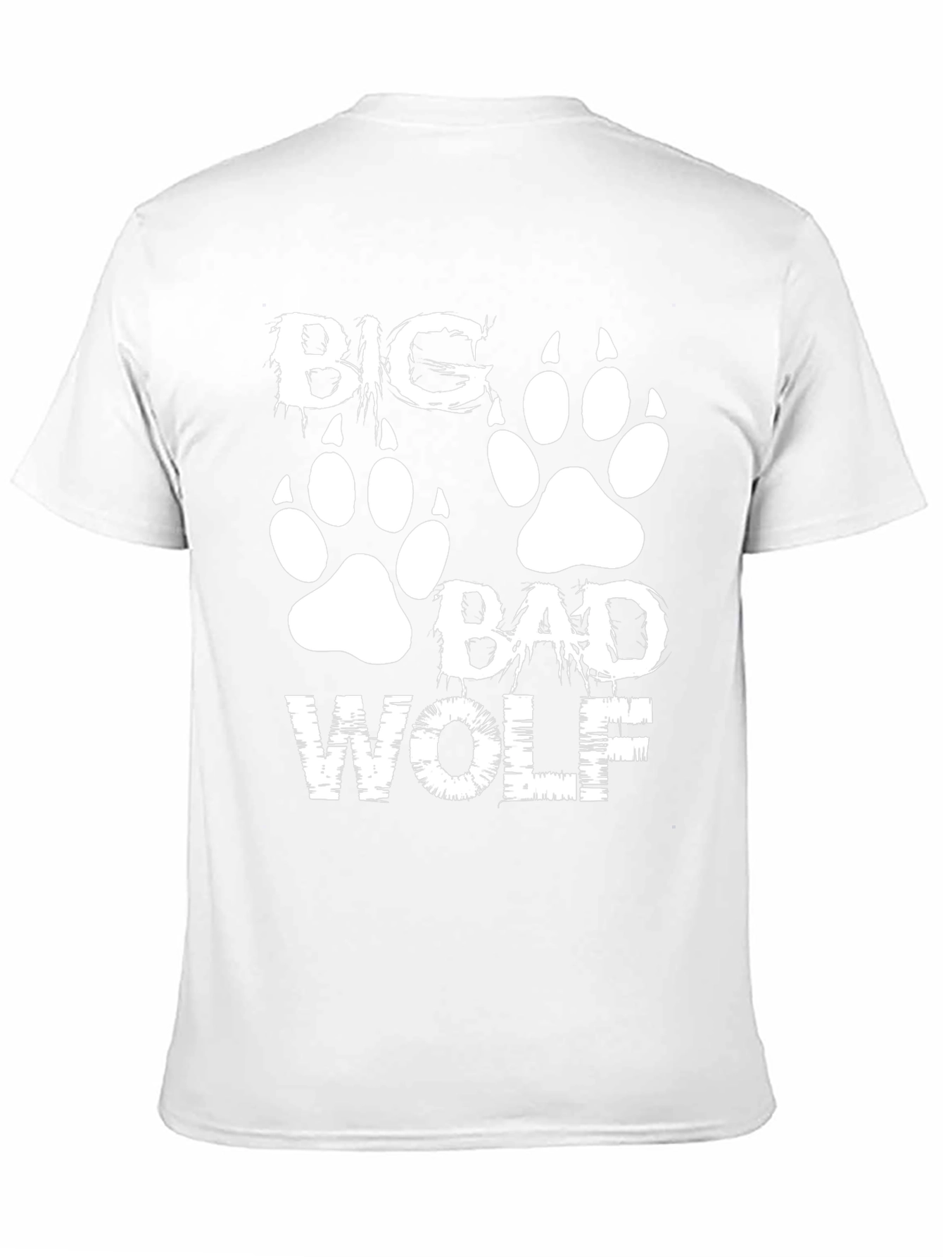 Big Bad Wolf Graphic Tee - Black Cotton