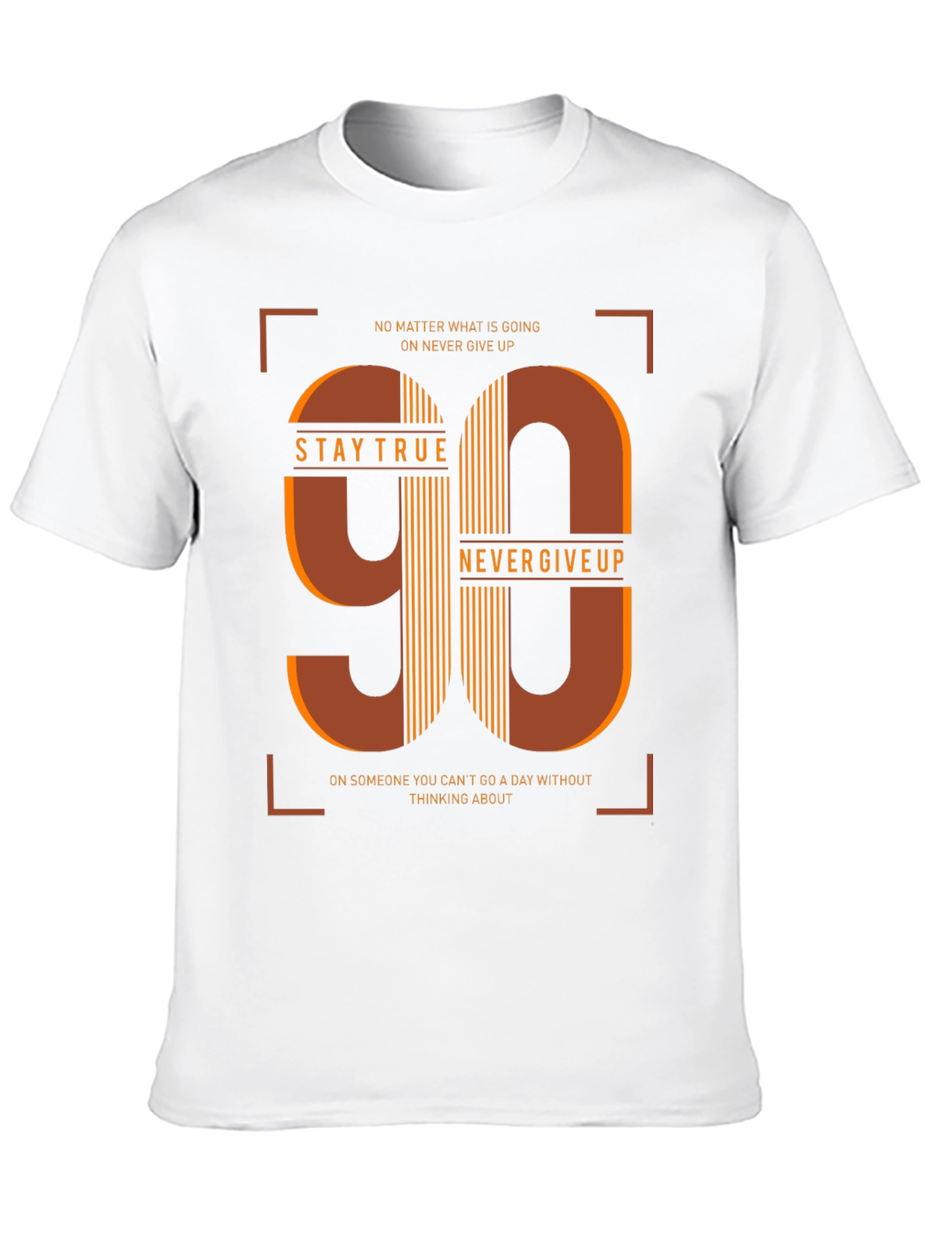 Stay True 90 Graphic Print Black T-Shirt