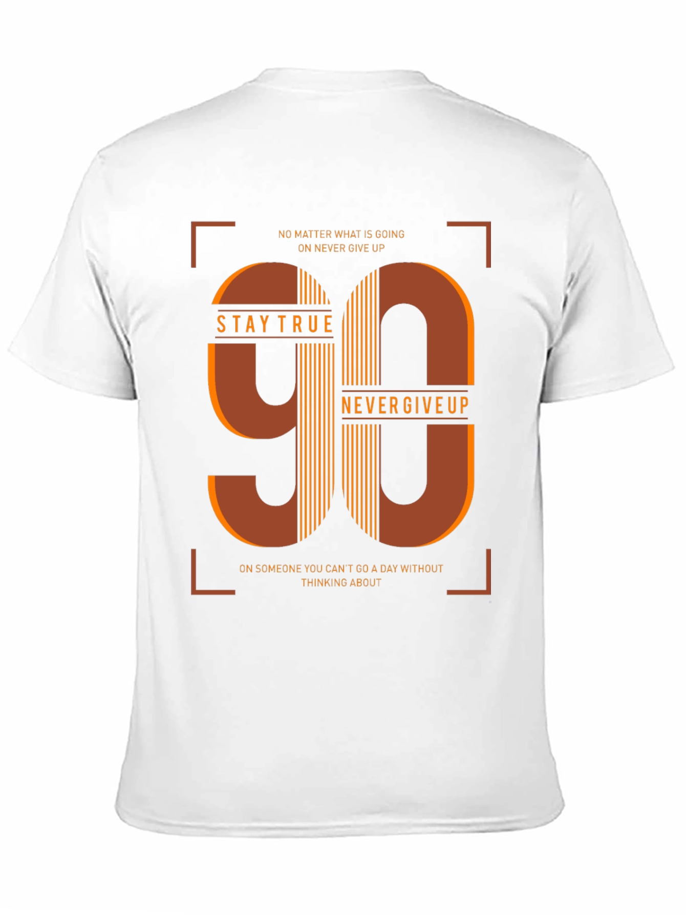 Stay True 90 Graphic Print Black T-Shirt