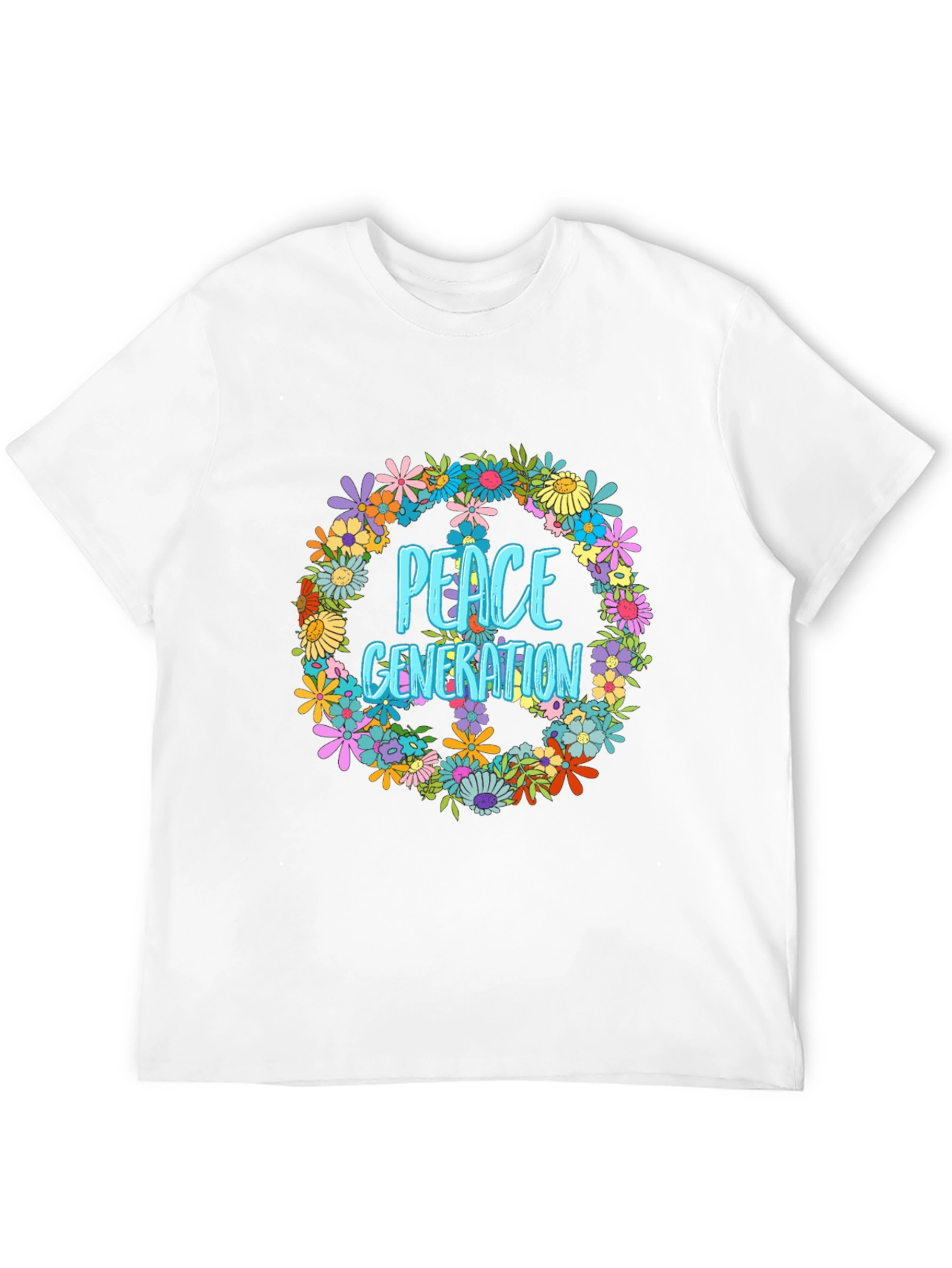 Peace Generation Floral Graphic T-Shirt