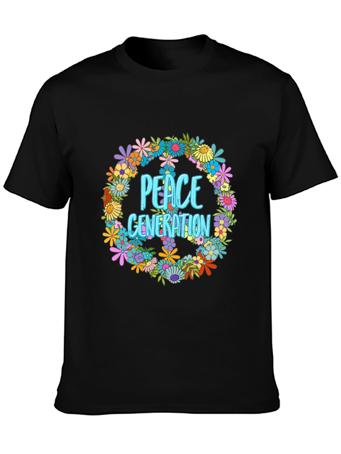 Peace Generation Floral Graphic T-Shirt