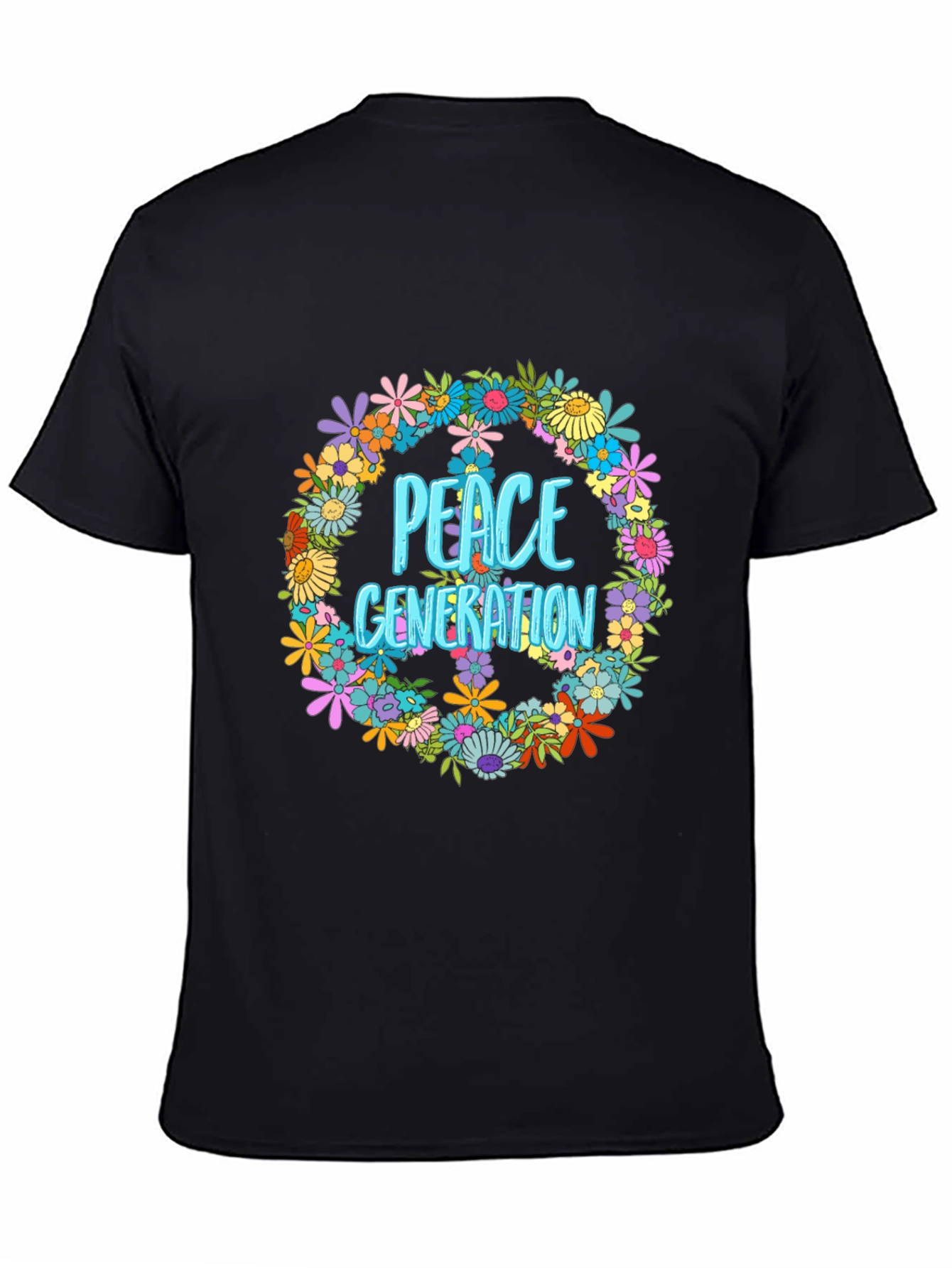 Peace Generation Floral Graphic T-Shirt