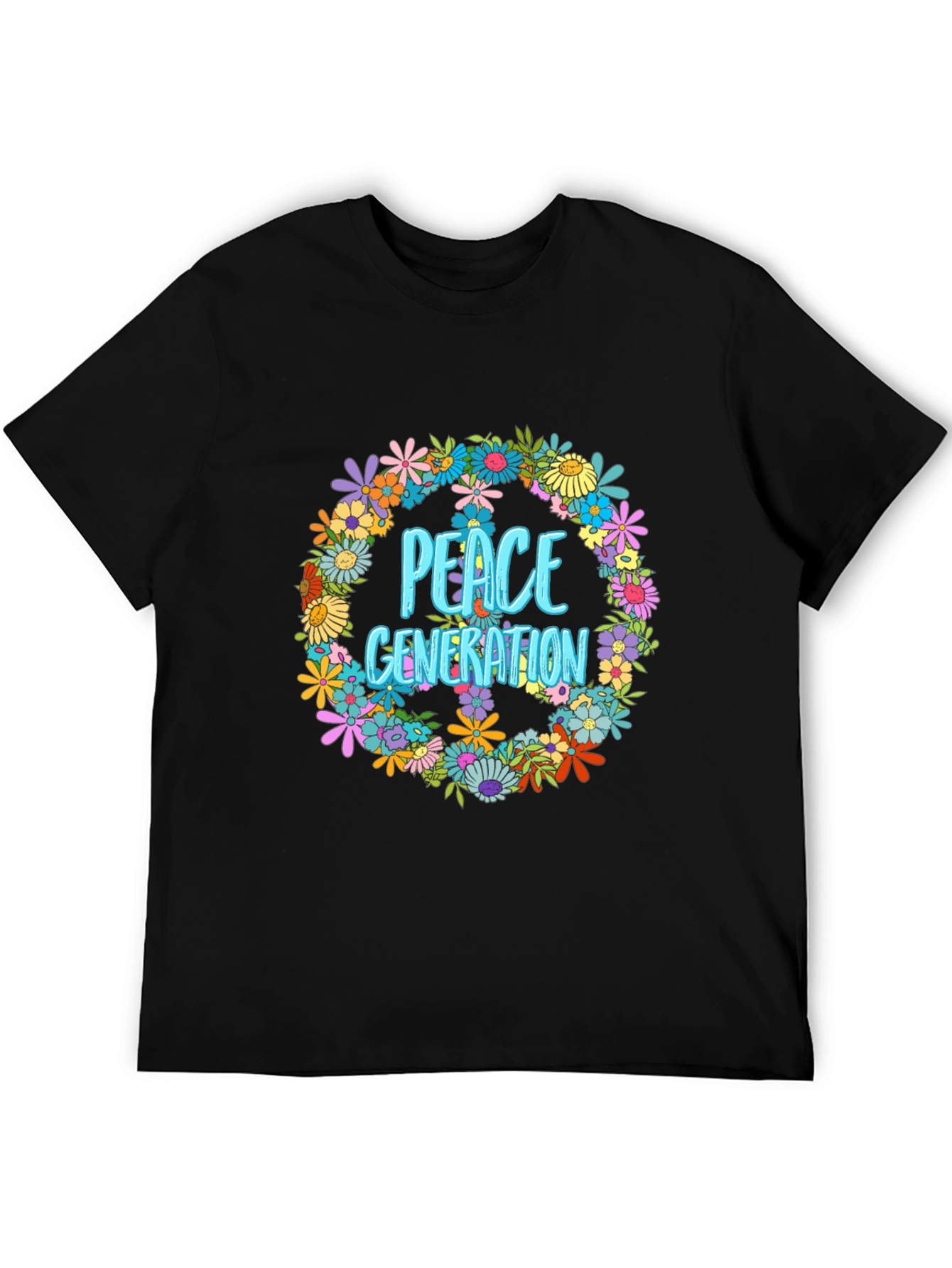 Peace Generation Floral Graphic T-Shirt