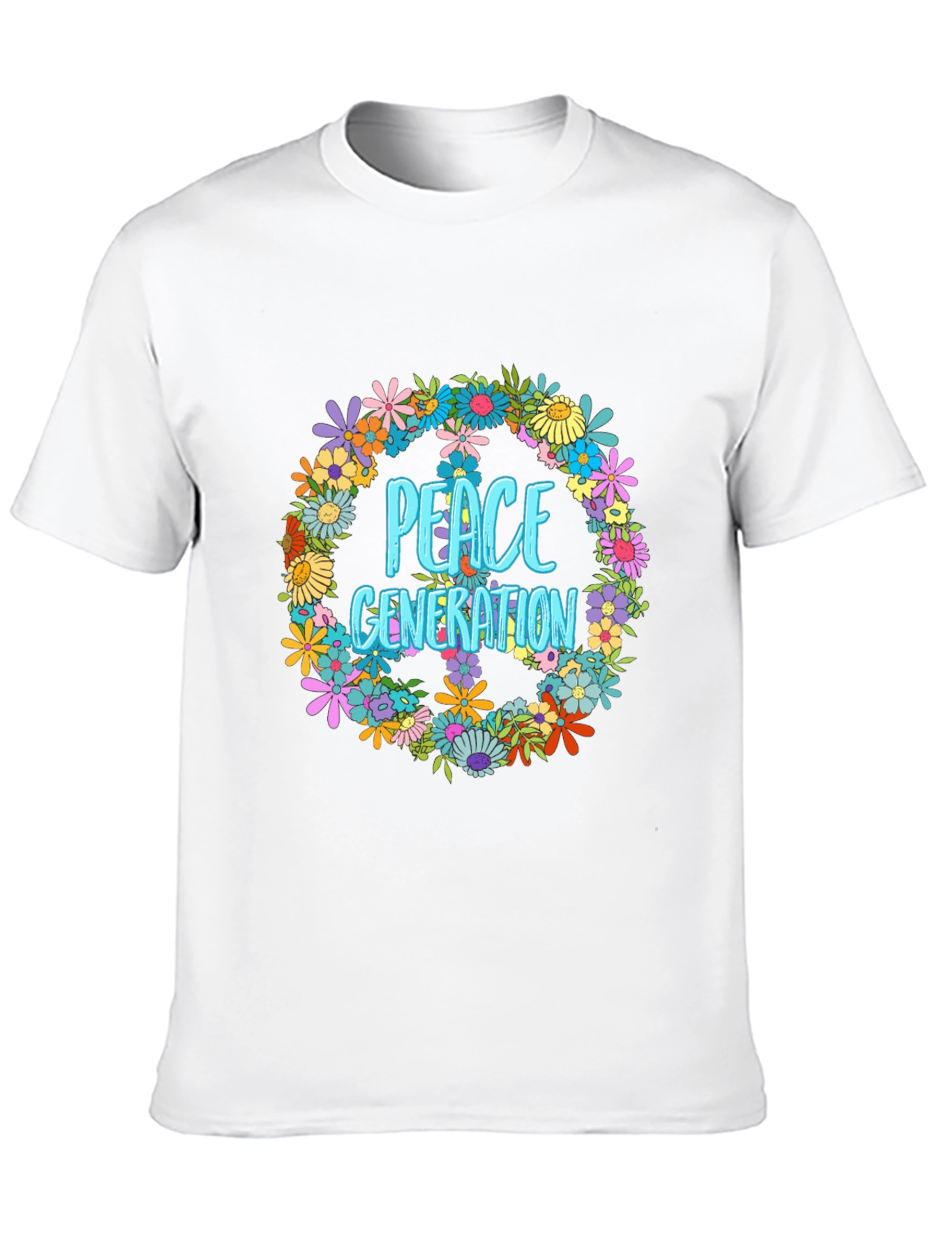 Peace Generation Floral Graphic T-Shirt