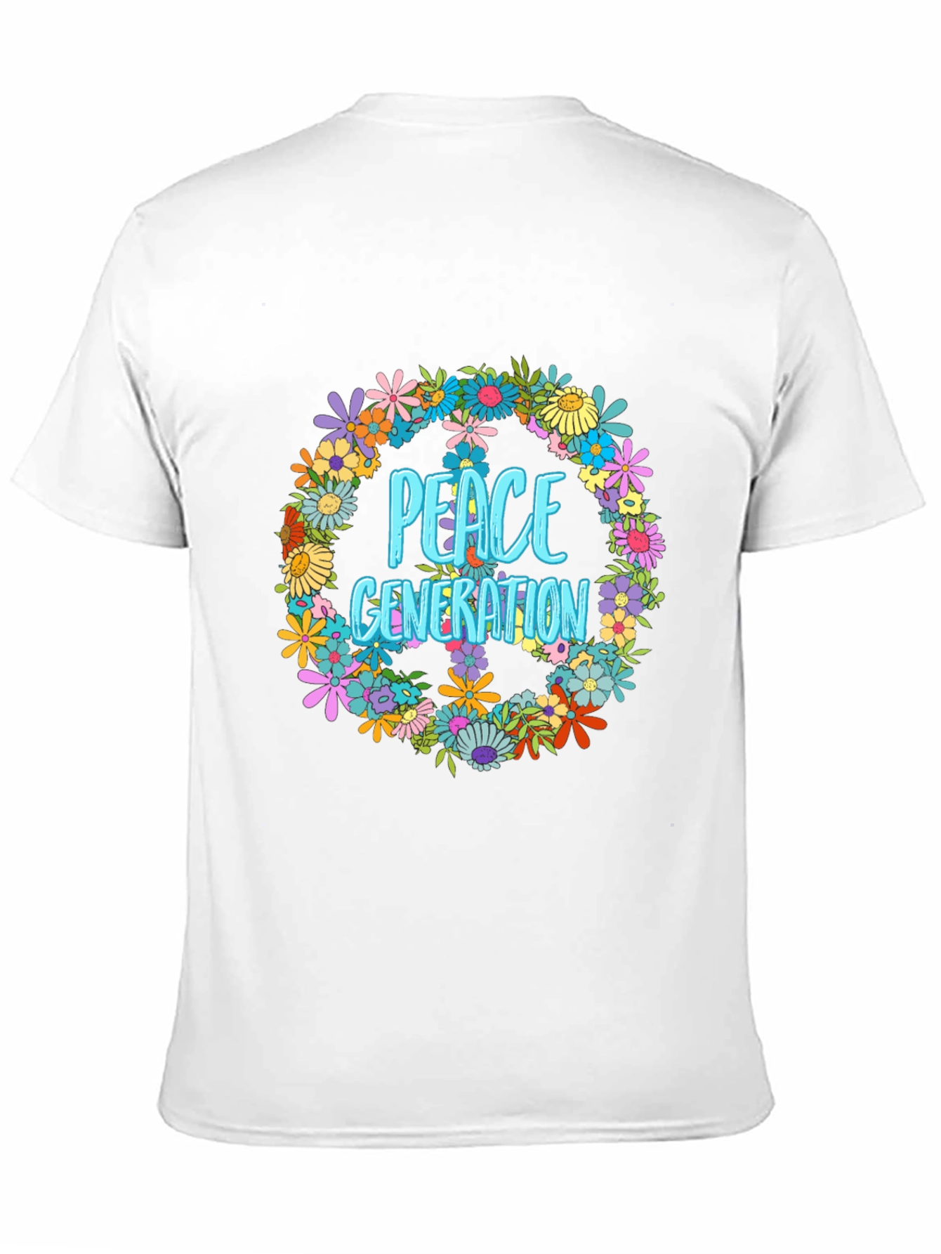 Peace Generation Floral Graphic T-Shirt