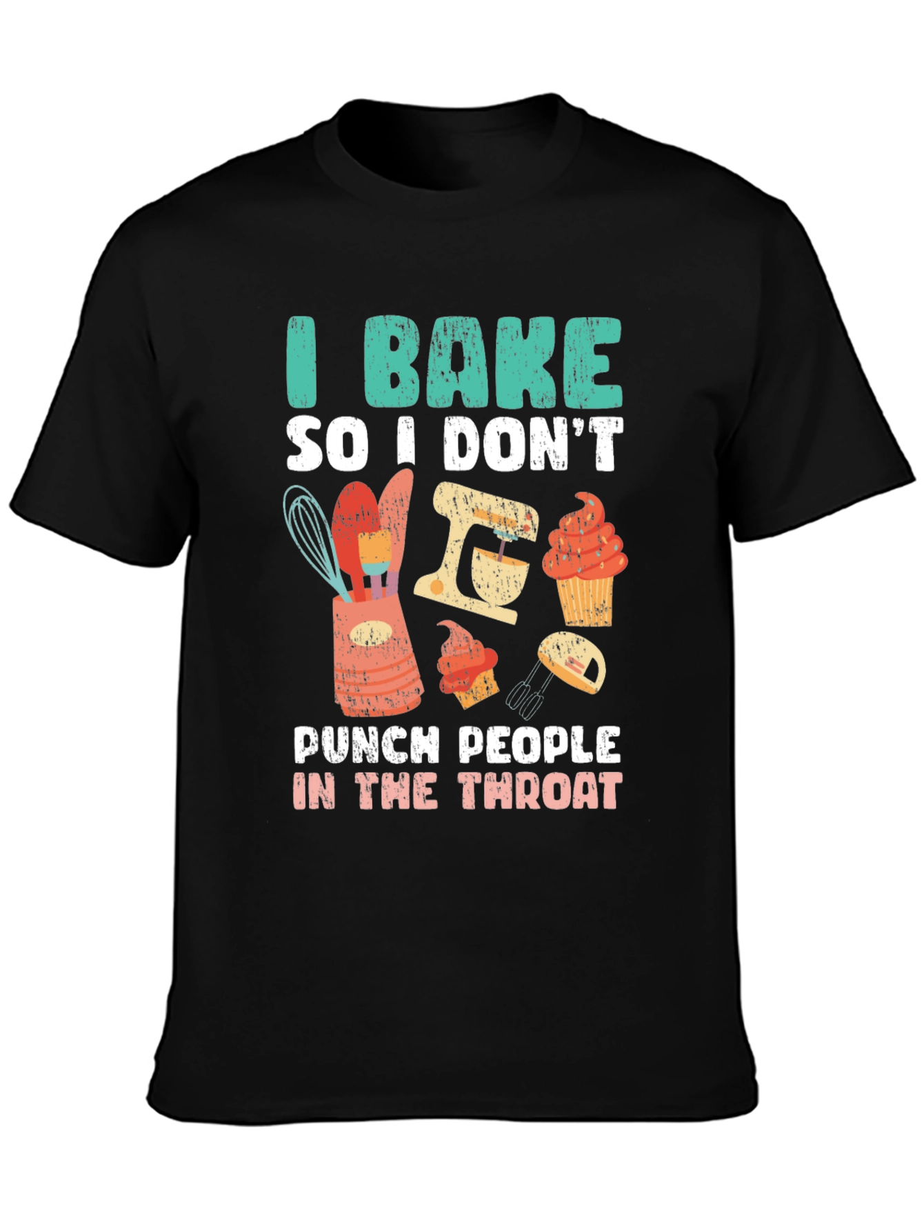 I Bake Funny Baking T-Shirt