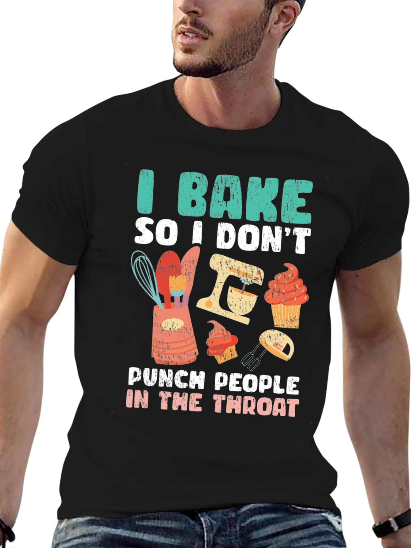 I Bake Funny Baking T-Shirt