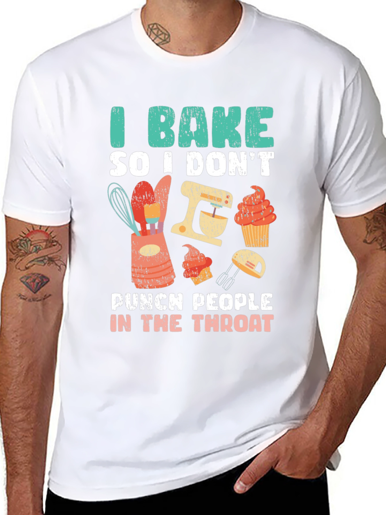 I Bake Funny Baking T-Shirt
