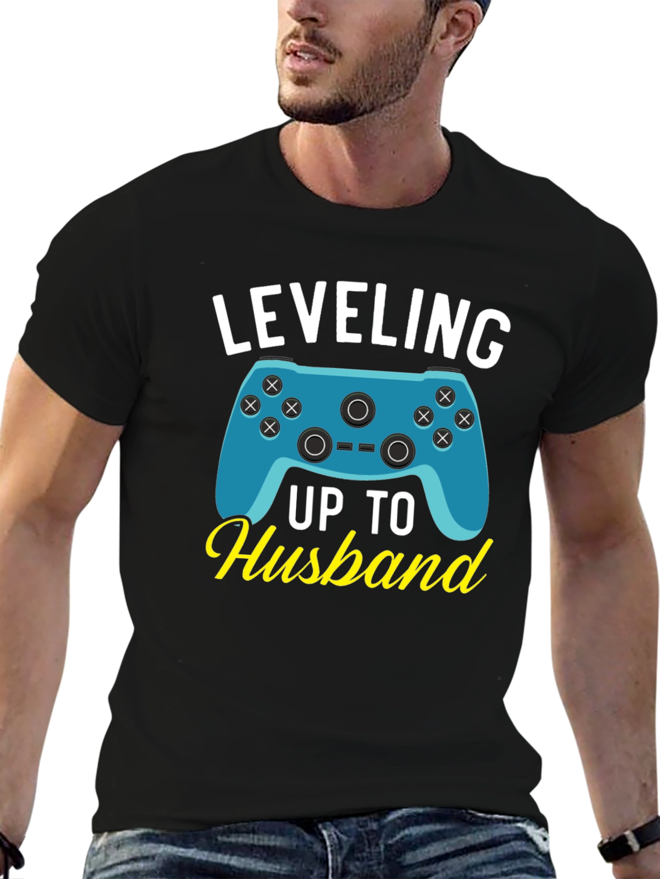 Leveling Up to Husband Gamer T-Shirt