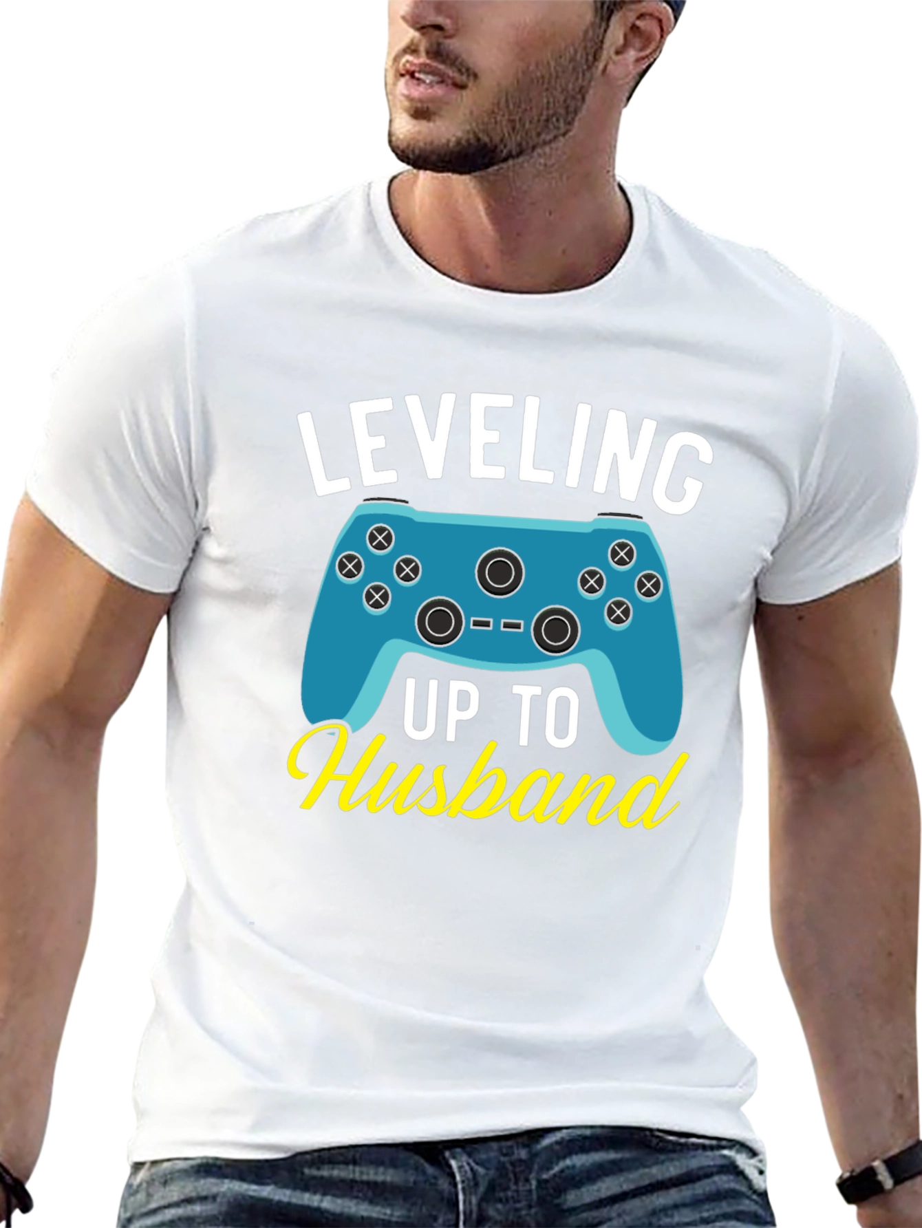 Leveling Up to Husband Gamer T-Shirt