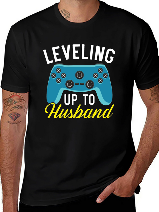 Leveling Up to Husband Gamer T-Shirt