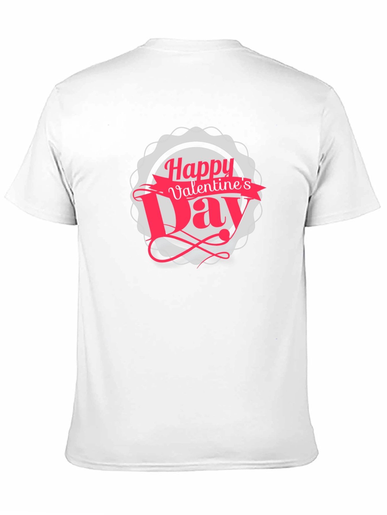 Happy Valentines Day Black T-Shirt