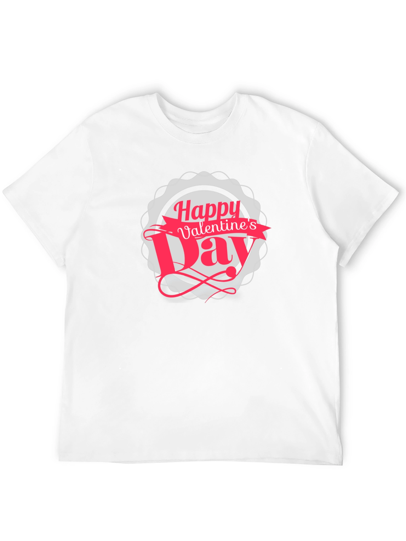 Happy Valentines Day Black T-Shirt