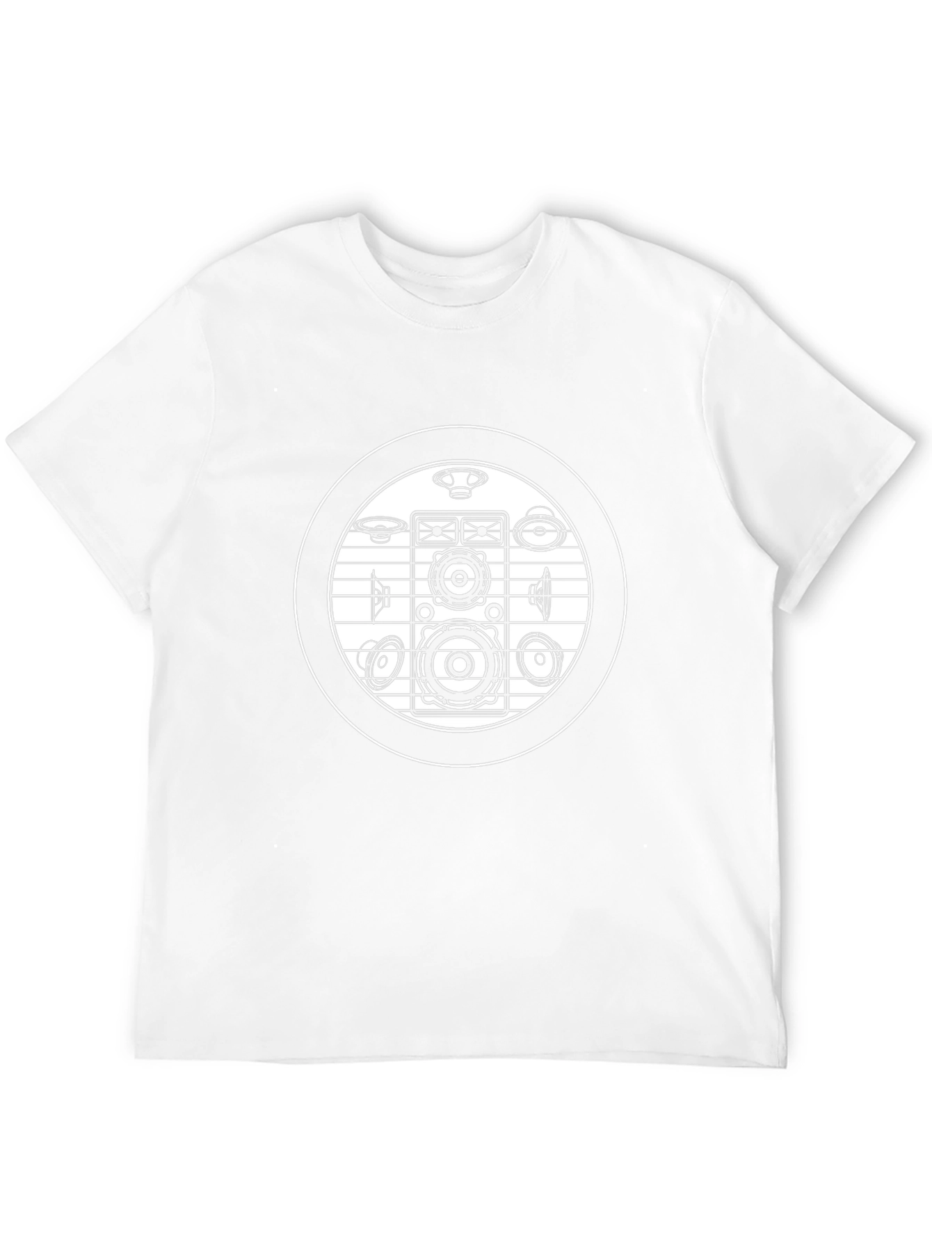 Speaker Graphic Black T-Shirt