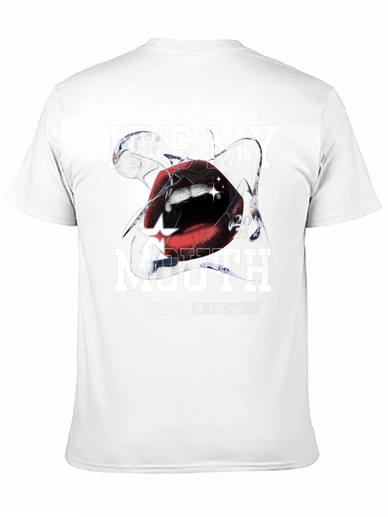 Its My Mouth Black Graphic Tee