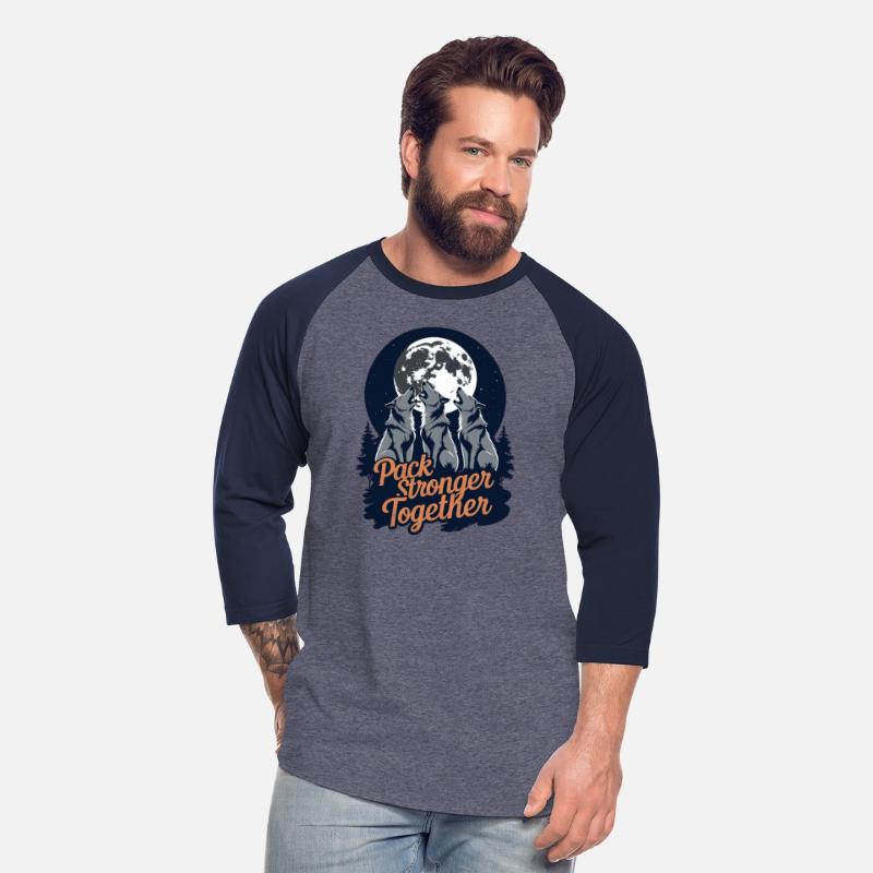 Pack Stronger Together – Howling Wolves Under Moon