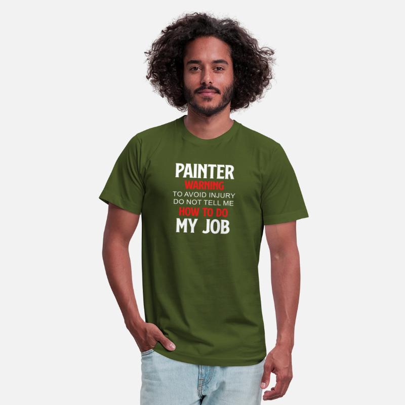 Painter Warning To Avoid Injury House Painter