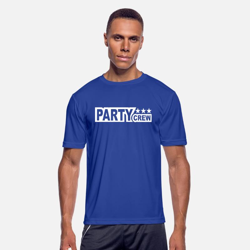 Party Crew Team Fun Friends Group Member Text Logo