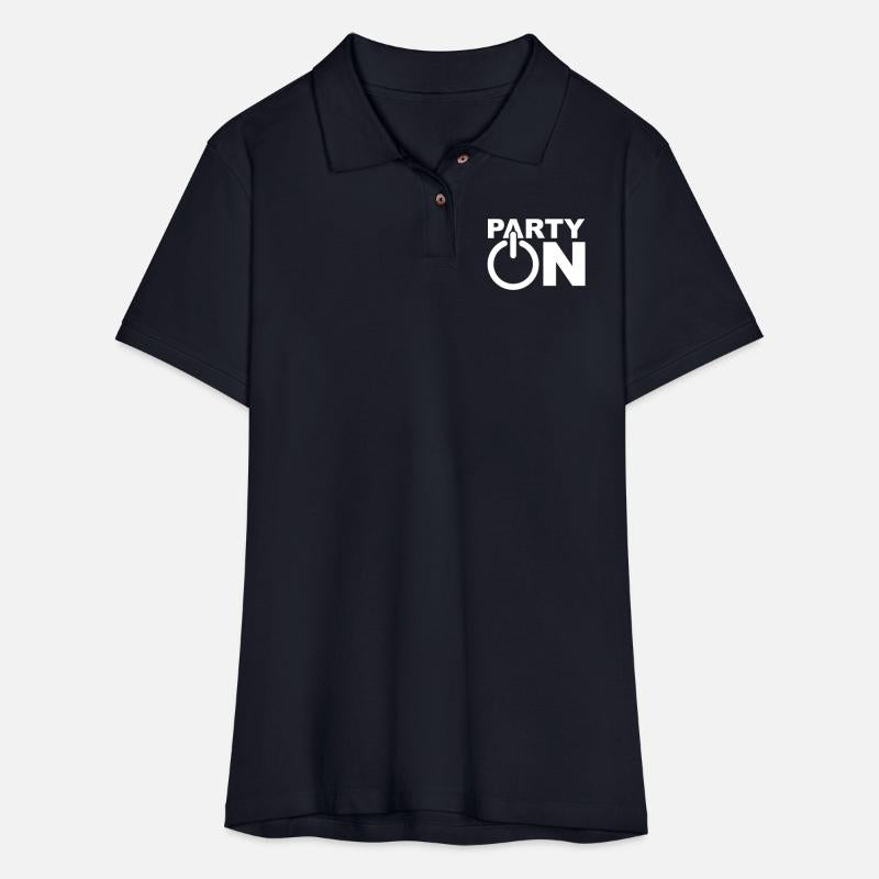 Party On Play Icon Switch Techno DJ Music Symbol
