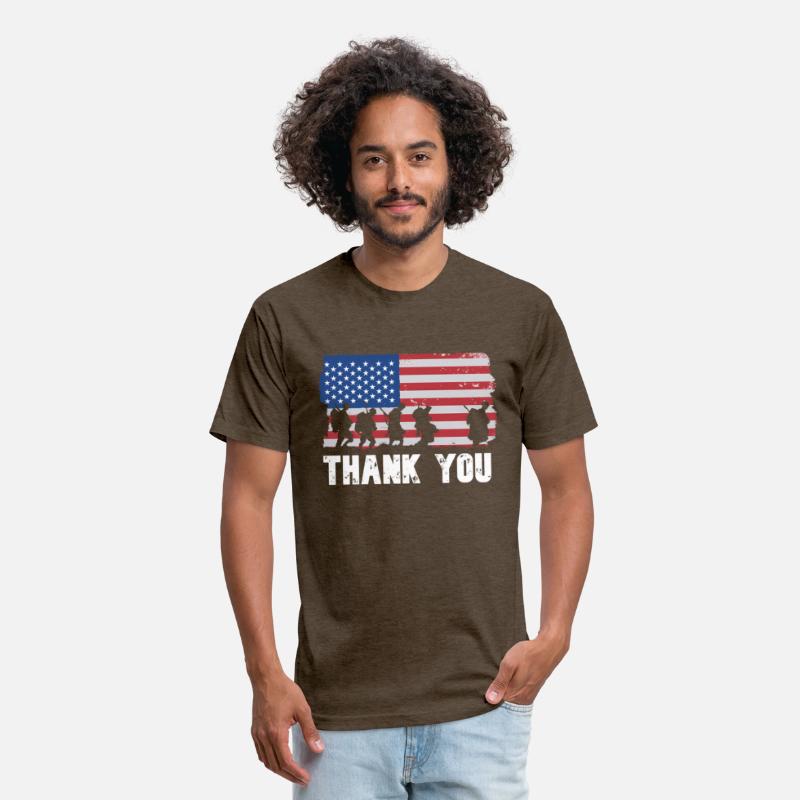 Patriotic American Flag Thank You Veterans Day For