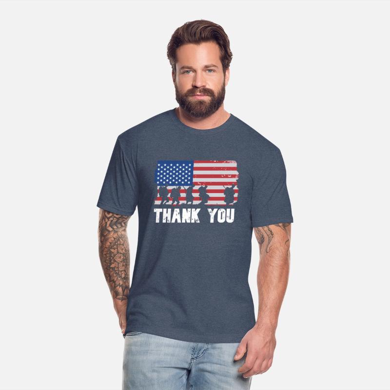 Patriotic American Flag Thank You Veterans Day For