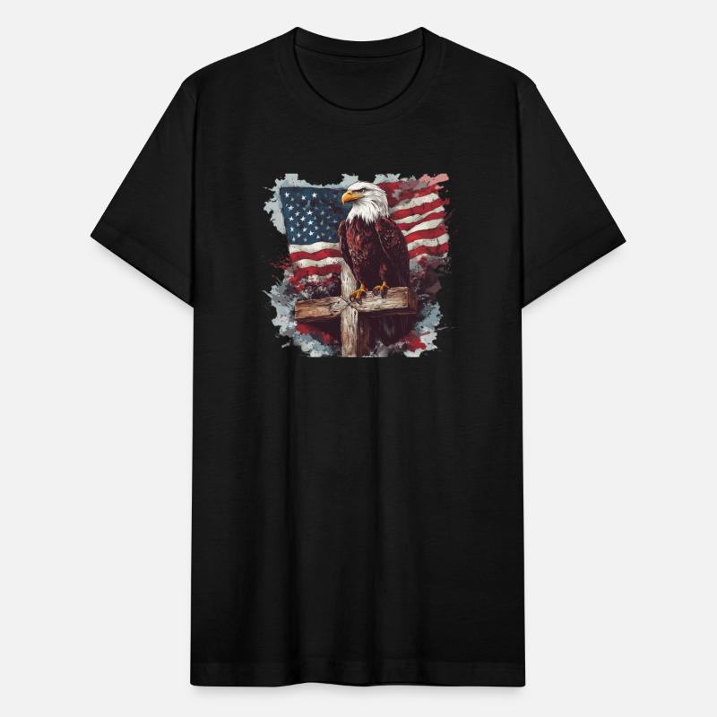 Patriotic Eagle USA Flag 4th of July