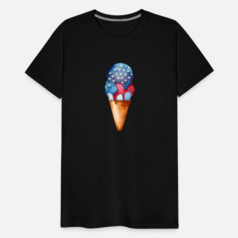 Patriotic Ice Cream - USA Independence 4th of July