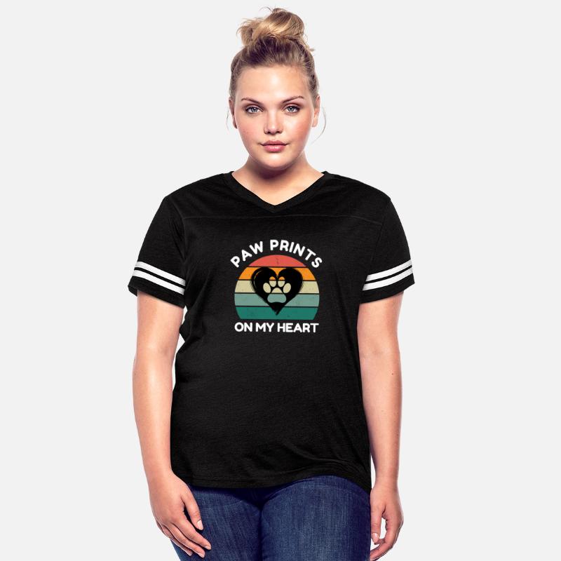 Paw Prints on My Heart - Pet Lover Design