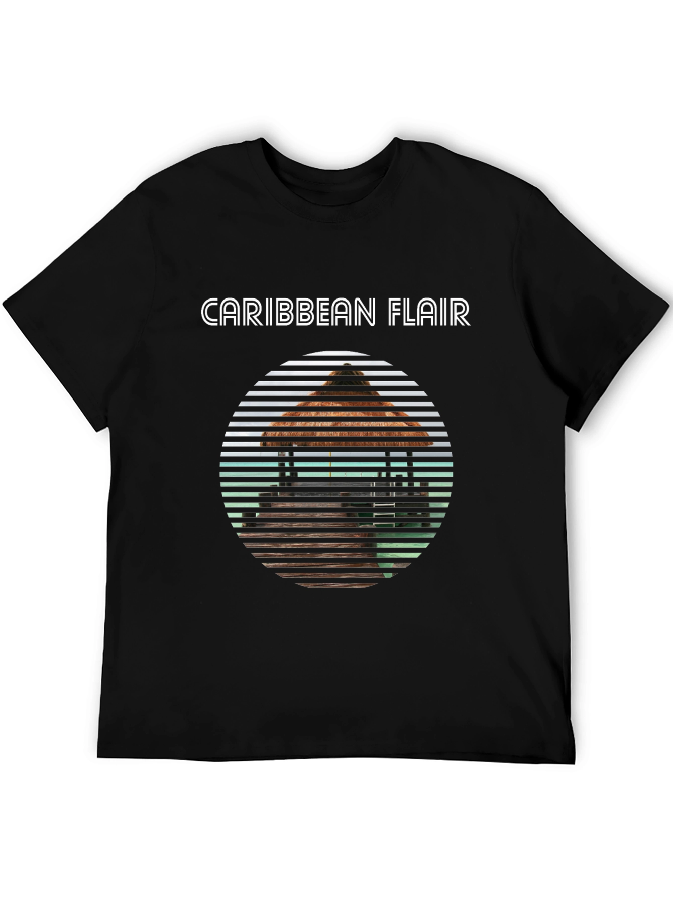 Caribbean Flair Graphic T-Shirt