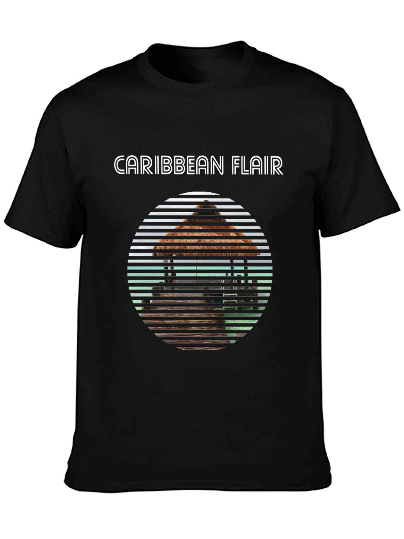 Caribbean Flair Graphic T-Shirt